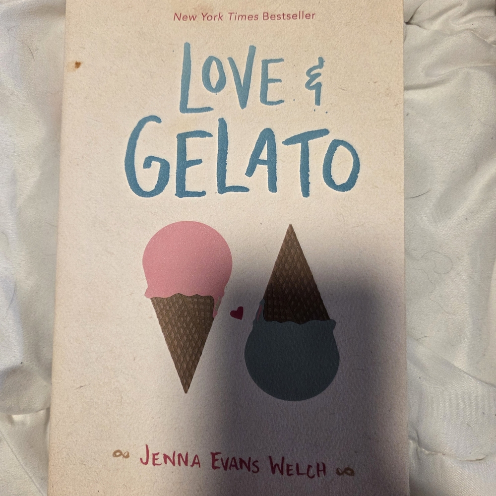 Love & Gelato by Jenna Evans Welch - Pink & Teal Paperback